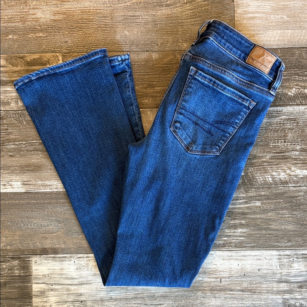 American Eagle Outfitters Dark Blue Flared Jeans